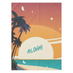 Toalha De Mesa Havaiano/Aloha/Tropical/praia
