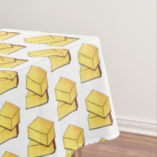Toalha De Mesa Hawaii Butter Mochi tradicional deserto do Havaí