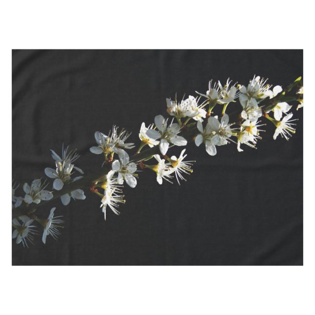 Toalha De Mesa Hawthorn Flowers 50x72 tcna (Frente (Horizontal))