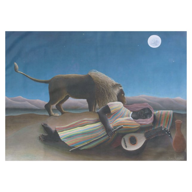 Toalha De Mesa Henri Rousseau - O Cigano Dormente (Frente (Horizontal))
