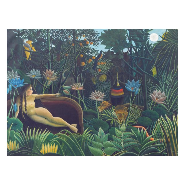 Toalha De Mesa Henri Rousseau - O Sonho / Le Reve (Frente (Horizontal))