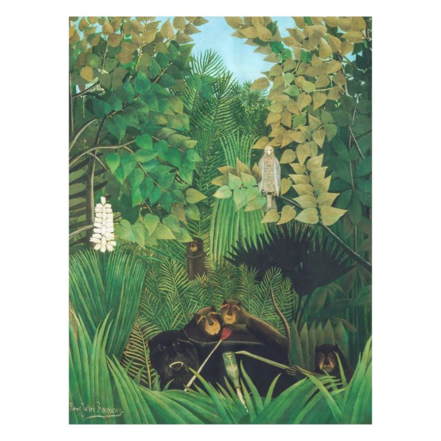 Toalha De Mesa Henri Rousseau - Os Jesters Feliz (Frente)