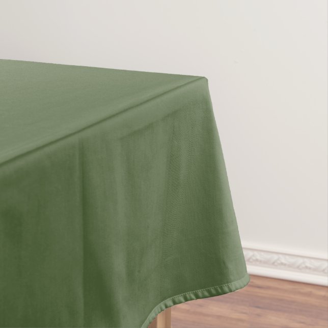 Toalha De Mesa Herança Moderna Verde Floresta Sólido (Posição Original)