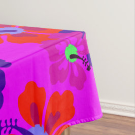 Toalha De Mesa Hibiscus Art Bold Pattern Tropical Themed