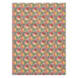 Toalha De Mesa Hibiscus Rosa E Amarelo