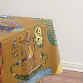 Toalha De Mesa Hieroglifo Egípcio Antigo - Padrão Hieroglifo