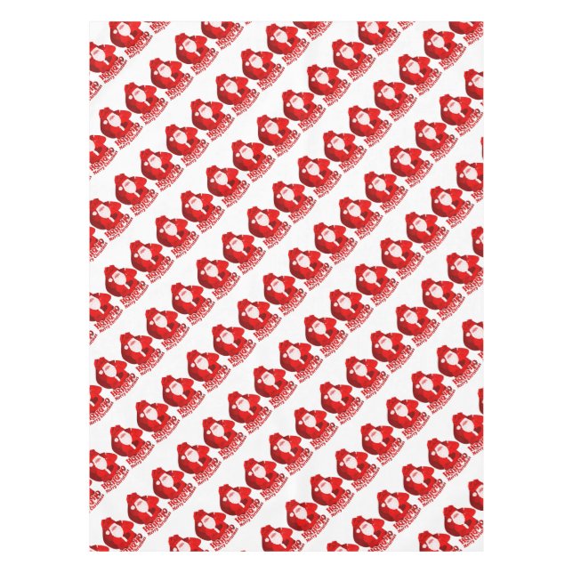 Toalha De Mesa Ho Ho Feliz papais noeis de Natal (Frente)