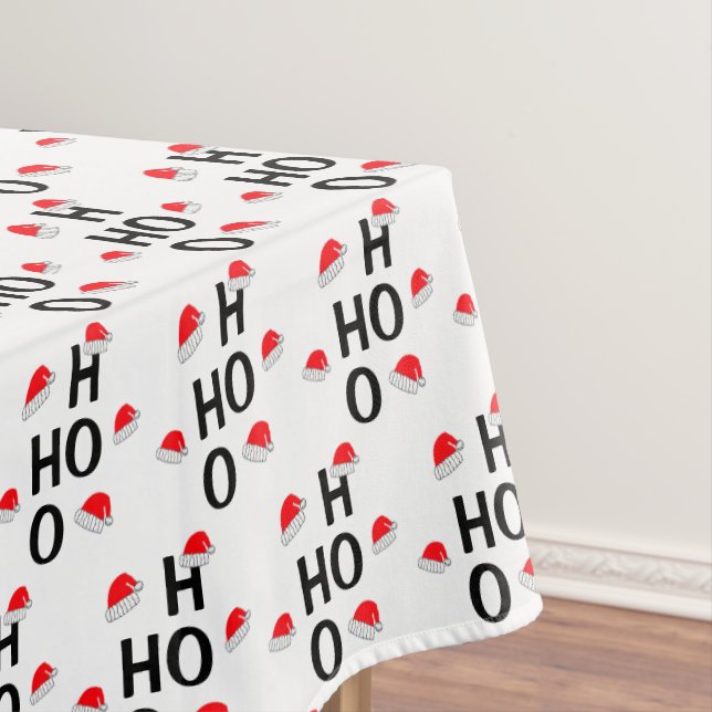 Toalha De Mesa Ho Ho Ho: Feliz Natal (Posição Original)