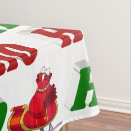 Toalha De Mesa Ho Ho Papais noeis Sleigh