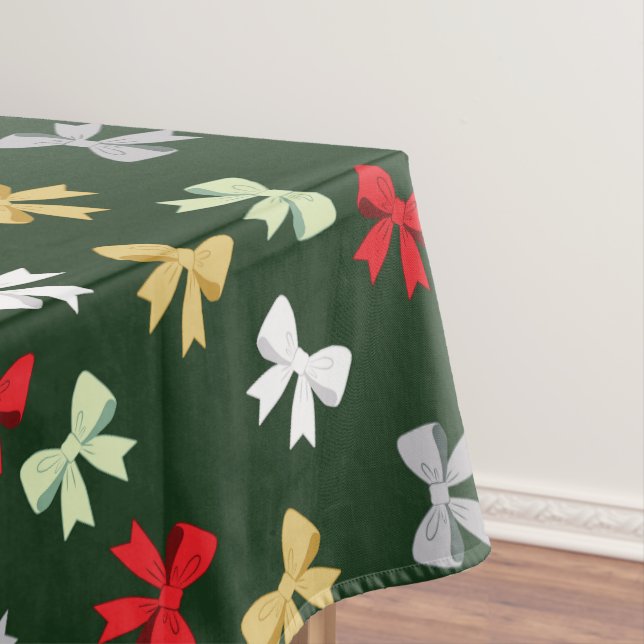Toalha De Mesa Holiday Bows (Posição Original)