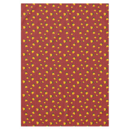 Toalha De Mesa Holiday Red Gold Stripe Bells Christmas