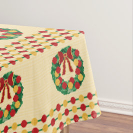 Toalha De Mesa Holiday Wreath Knit