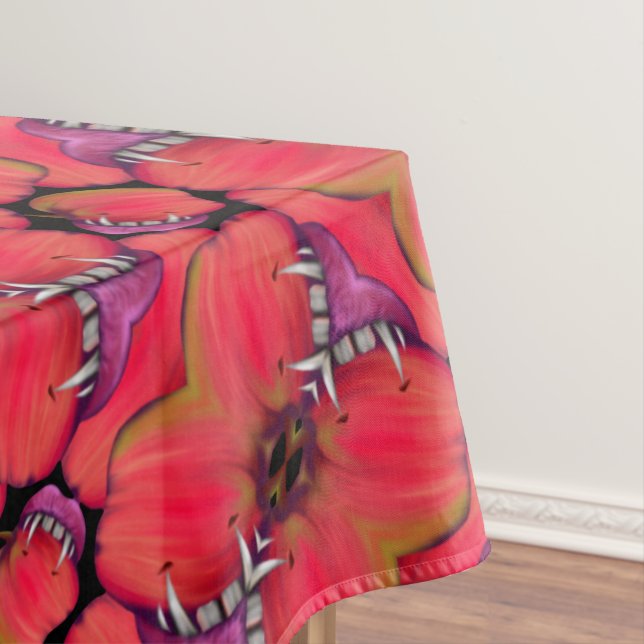 Toalha De Mesa Holloween Vamampire Queen Bobbing for Apple (Posição Original)