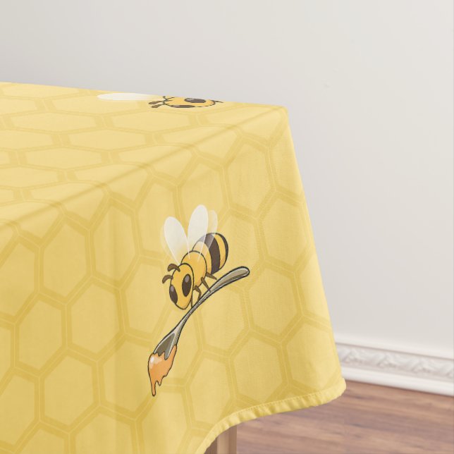 Toalha De Mesa Honeycomb Bees Cozinhar Tablecloth (Posição Original)