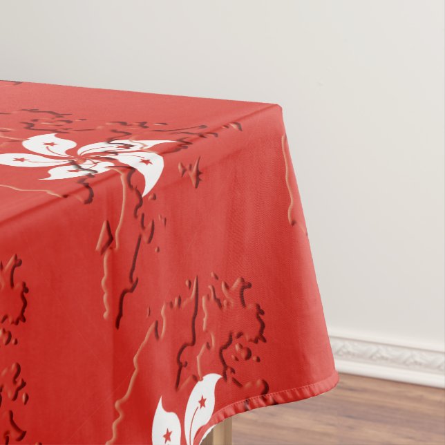 Toalha De Mesa HONG KONG Flag (Posição Original)
