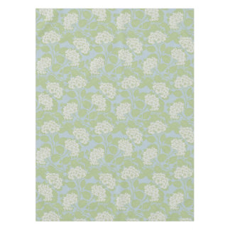 Toalha De Mesa Hortênsia elegante cottagecore azul empoeirado ver