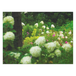 Toalha De Mesa Hortênsias Limelight no Meu Jardim Rubio