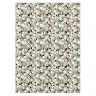 Toalha De Mesa  Hortensias Verdes y Pájaros