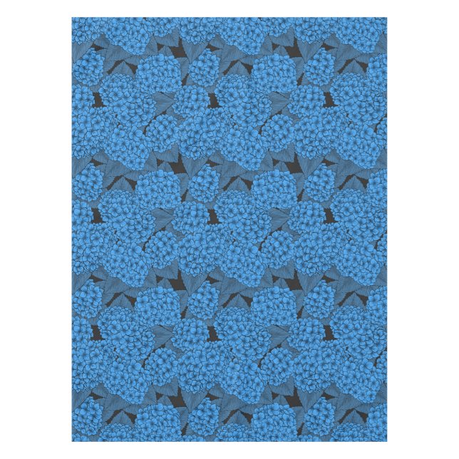 Toalha De Mesa Hydrangea azul (Frente)