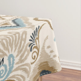 Toalha De Mesa Ikat Chevron Paisley