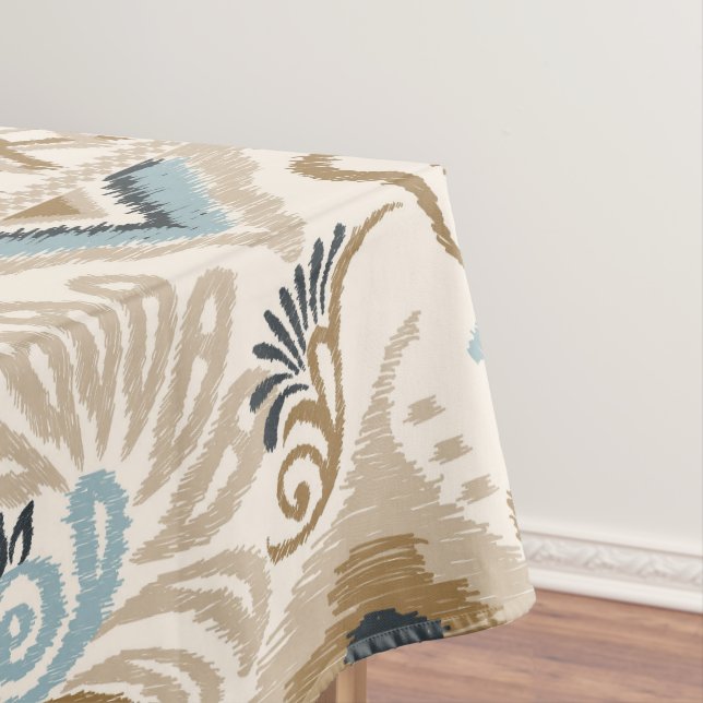 Toalha De Mesa Ikat Chevron Paisley (Posição Original)