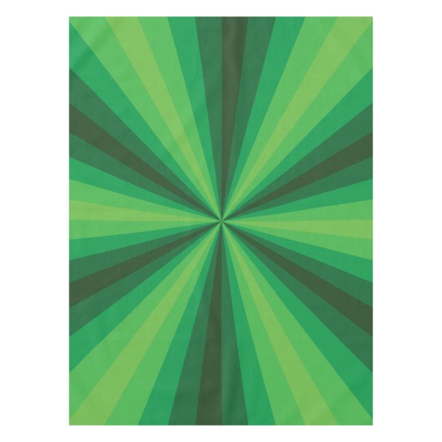 Toalha De Mesa Ilusões Ópticas Tablecloth Verde (Frente)