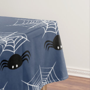 Toalha De Mesa Ilustração Assustadora de Aranha de Halloween