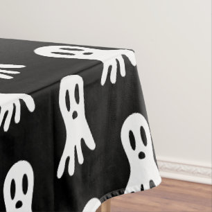 Toalha De Mesa Ilustração Assustadora de Fantasmas Góticos