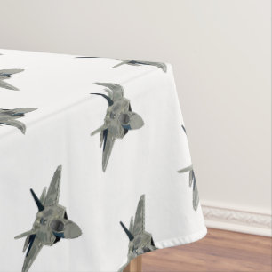 Toalha De Mesa Ilustração de desenho animado de aeronaves de comb