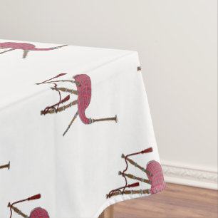 Toalha De Mesa Ilustração de desenho animado de Bagpipe