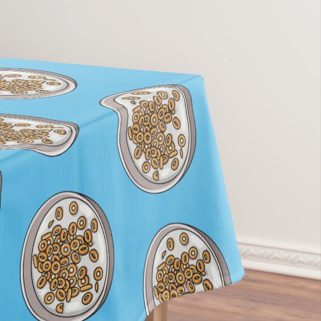 Toalha De Mesa Ilustração de desenho animado de cereais (Posição Original)