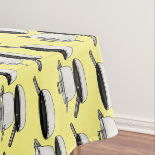 Toalha De Mesa Ilustração de desenho animado de conjuntos de cook