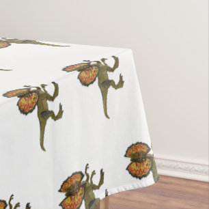 Toalha De Mesa Ilustração de desenho animado de Dilophosaurus