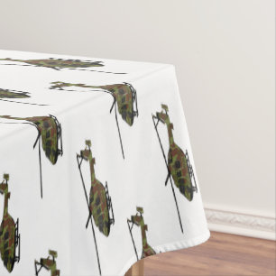 Toalha De Mesa Ilustração de desenho animado de helicóptero do ex