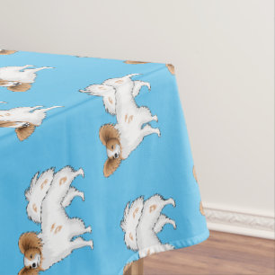 Toalha De Mesa Ilustração de desenho animado de Papillon