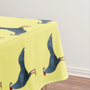 Toalha De Mesa Ilustração de desenho animado de pássaro de bombei