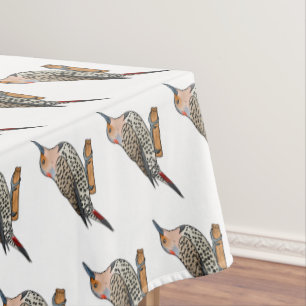 Toalha De Mesa ilustração de desenho animado de pássaro que tremu