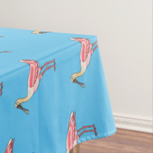 Toalha De Mesa Ilustração de desenho animado de pássaros