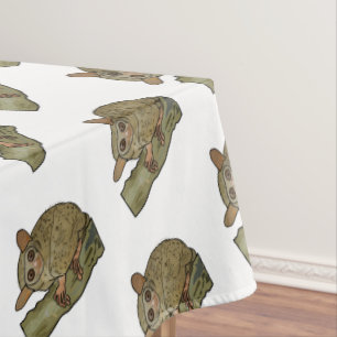 Toalha De Mesa Ilustração de desenho animado de Tarsier