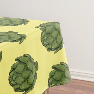 Toalha De Mesa Ilustração de desenho animado do Artichoke