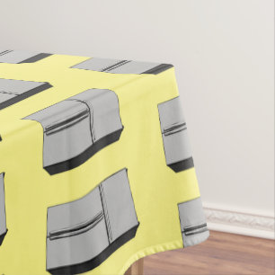 Toalha De Mesa Ilustração de desenho animado do frigorífico franc