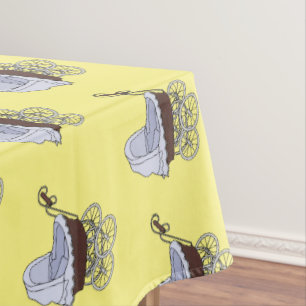 Toalha De Mesa Ilustração de desenho animado do stroller