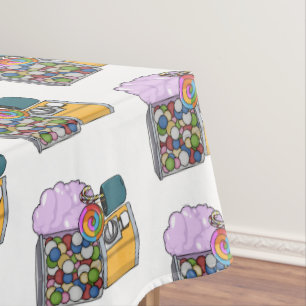 Toalha De Mesa Ilustração de desenho animado doce