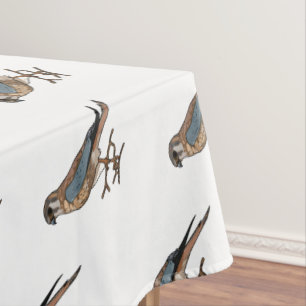 Toalha De Mesa Ilustração de desenho de aves do estrel americano