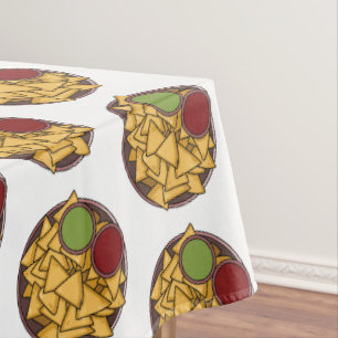 Toalha De Mesa Ilustração de desenho de Nachos
