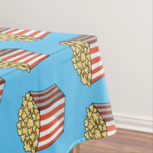 Toalha De Mesa Ilustração de desenho de pipoca