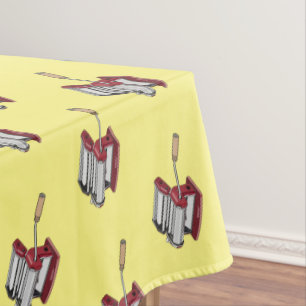 Toalha De Mesa Ilustração de desenho do fabricante de massas