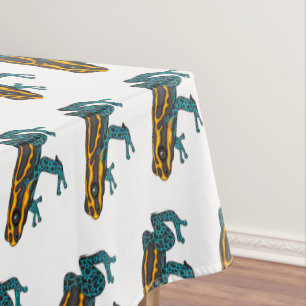 Toalha De Mesa Ilustração de desenho do sapo Dart Veneno