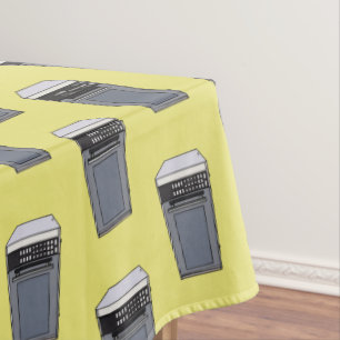Toalha De Mesa Ilustração de desenho em micro-ondas