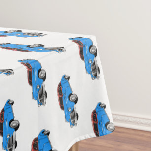 Toalha De Mesa Ilustração do desenho animado Classic car 1948